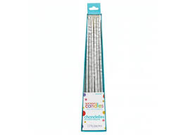 Silver Tall Candles
