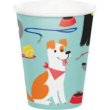 Dog Party 9oz. Hot/Cold Paper Cups