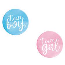 TEAM BOY/GIRL BUTTONS