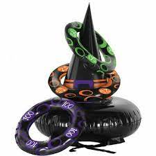 INFLATABLE WITCH HAT RING TOSS GAME