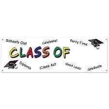 Class of ???? Plastic Graduation Banner