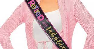 RETIRED AND FABULOUS SASH