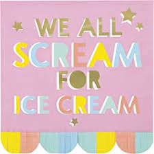 PASTEL ICE CREAM NAPKINS
