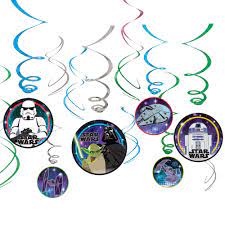 Star Wars Galaxy Swirl Decorations