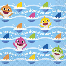 Baby Shark Luncheon Napkins