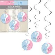 Gender Reveal Hanging Decorations