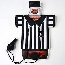 Football Referee Bottle Cover