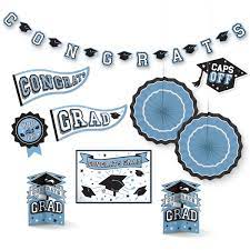 Powder Blue Graduation Room Decorating Kit