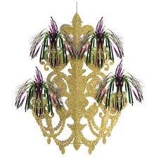 Mardi Gras Firework Chandelier