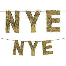New Years Eve Giant Sequin Banner