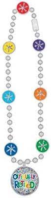 RETIREMENT PARTY BEAD NECKLACE
