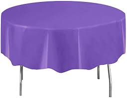 Neon Purple 84" Round Tablecover