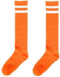Orange Knee High Socks