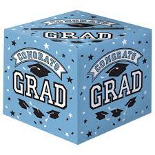 Powder Blue Graduation Card Holder Box