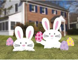 EASTER BUNNY YARD DECORATIONS