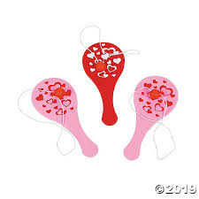 Valentine Mini Paddleballs