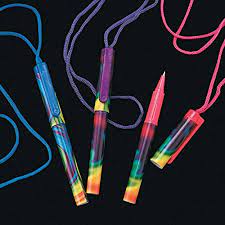 TIE DYE PEN NECKLACES