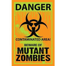 Biohazard Yard Sign