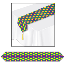 Mardi Gras Table Runner