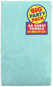GUEST TOWEL - ROBIN EGG BLUE