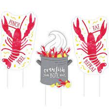 Crawfish Boil Yard Signs