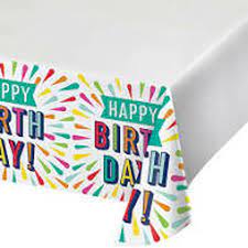 BIRTHDAY BURST TABLECOVER