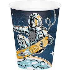 Space Skater 9oz. Paper Cups