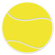 10" Tennis Ball Cutout