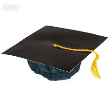 Black Cardboard Graduation Caps