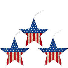 RWB Prismatic Hanging Stars