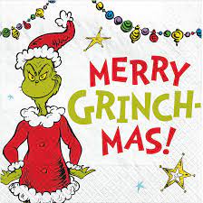 GRINCH - BEVERAGE NAPKINS