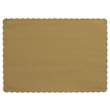 Gold Paper Placemats