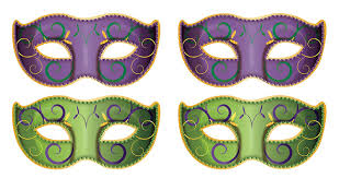 Mardi Gras Mask Cutouts
