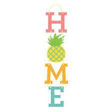 Home Pineapple Wooden Sign