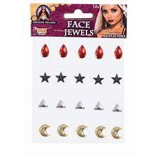 Stick on Face Jewels - 20ct.