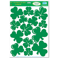Shamrock Window Clings