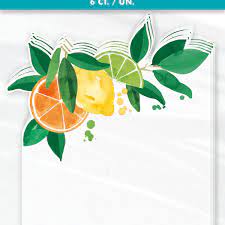Citrus Fruit Place Cards