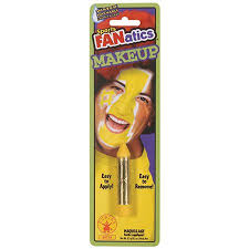 Sports FANatics Yellow Make Up Stick