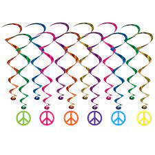 PEACE SIGN SWIRLS
