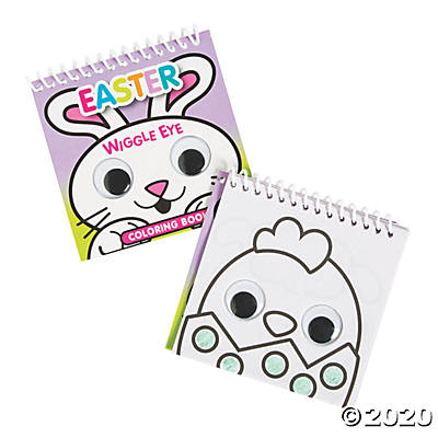 Easter Wiggle Eye Coloring Books