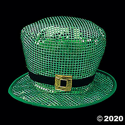 Jumbo Leprechaun Sequin Hat