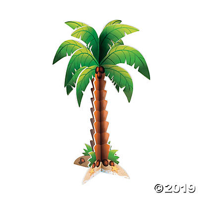 Foam Palm Tree Centerpiece