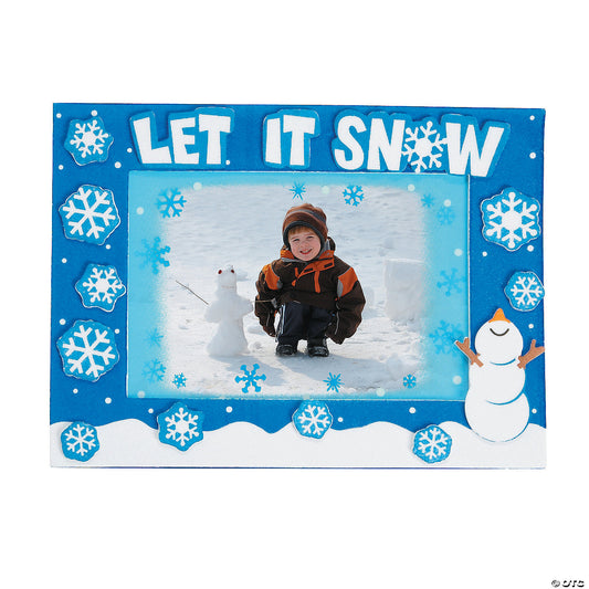 FROSTED WINDOW PANE PICTURE FRAME MAGNET CRAFT KIT