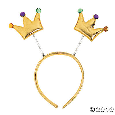Gold Crown Head Boppers