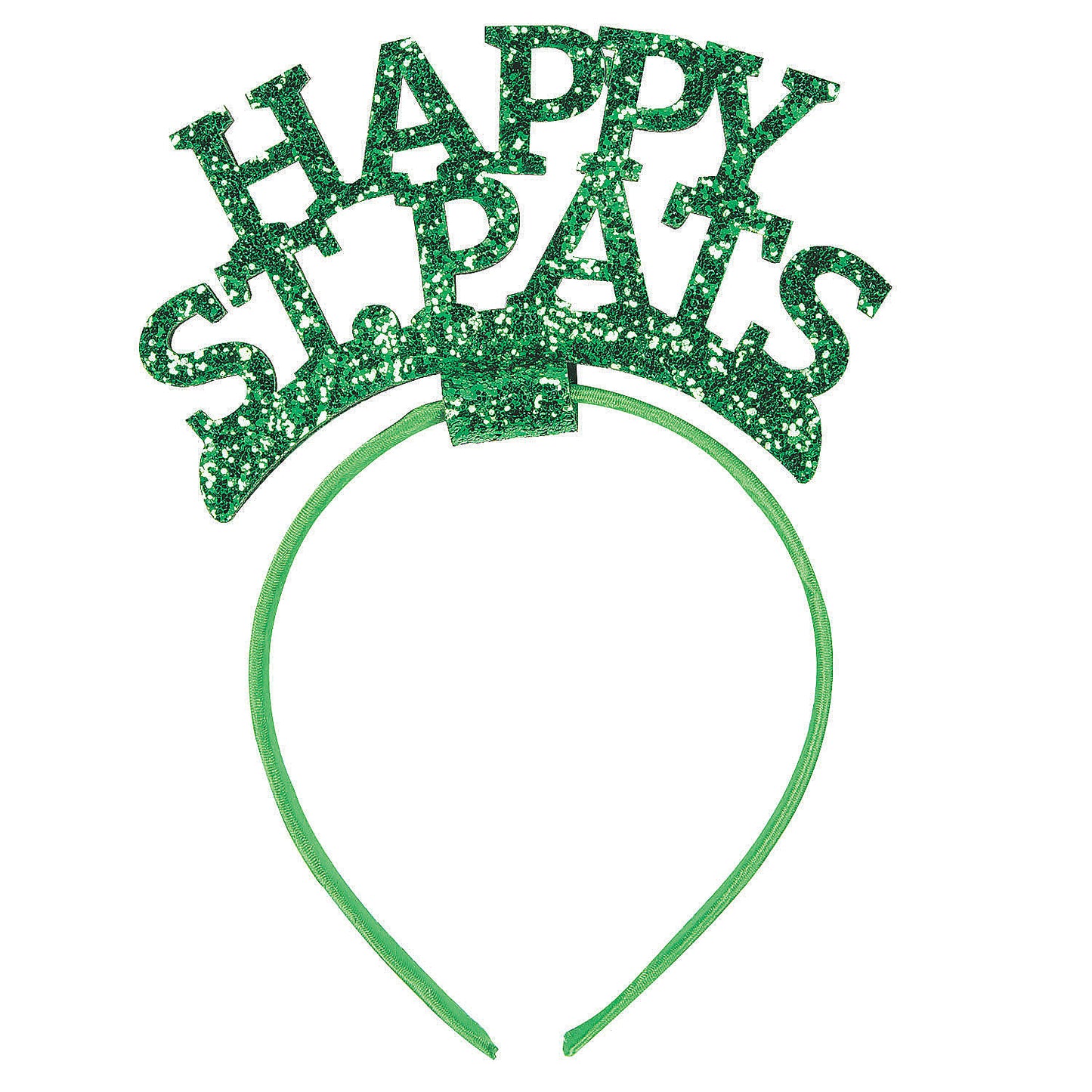 Happy St. Patty's Glitter Headband