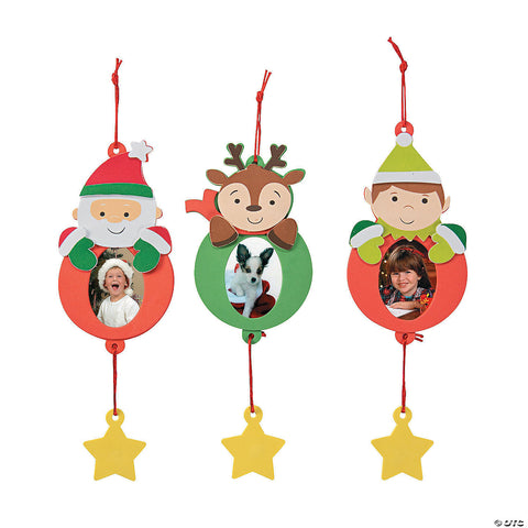 HOLIDAY CHARACTER PICTURE FRAME ORNAMENT CRAFT KIT