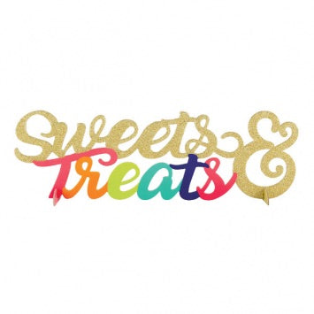 Sweets & Treats Glitter Centerpiece