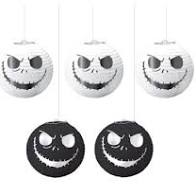 Jack Skellington Paper Lanterns