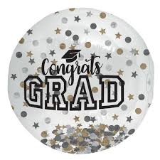 CONGRATS GRAD INFLATABLE AUTOGRAPH BALL