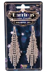 Flapper Rhinestone Earrings